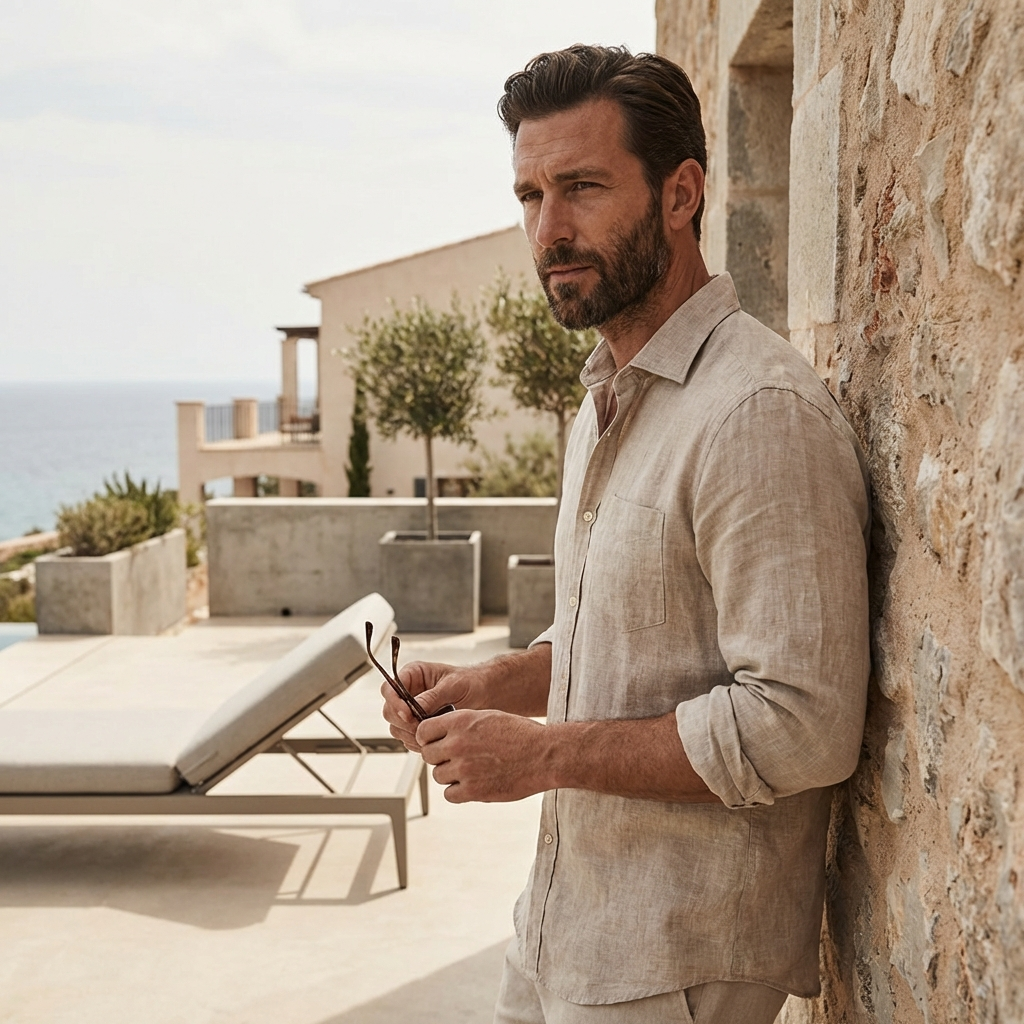 Linen Shirt, , large