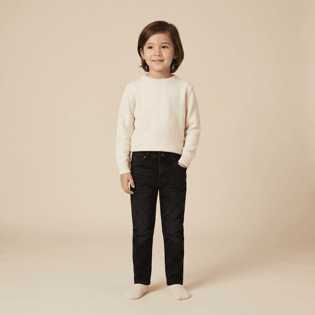 Girls Denim Jeans, , large