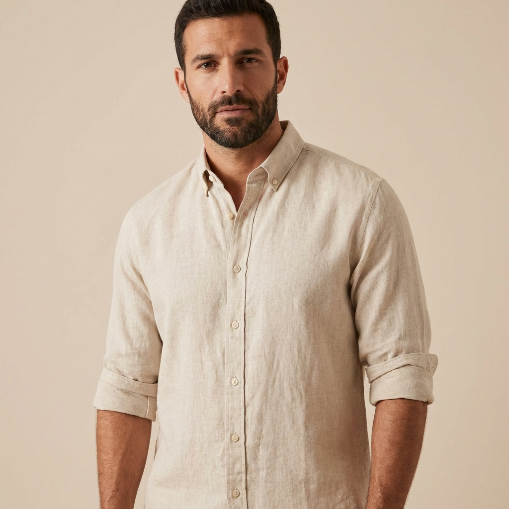 Linen Shirt, , large